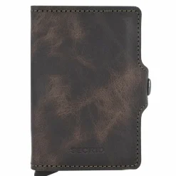 Secrid Visitenkartenetuis<Twinwallet Vintage Kreditkartenetui RFID Leder 6,5 cm chocolate