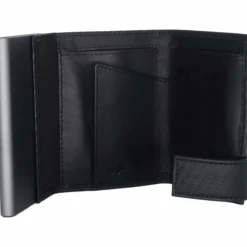 Hot SecWal Kartenetui RFID Leder 9 cm schwarz
