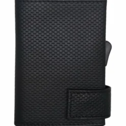 SecWal Visitenkartenetuis<1 Kreditkartenetui Geldbörse RFID Leder 9 cm schwarz