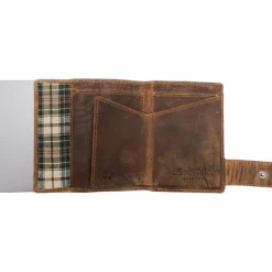 Outlet SecWal 1 Kreditkartenetui Geldbörse RFID Leder 9 cm braun hunter