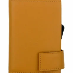 SecWal Visitenkartenetuis<2 Kreditkartenetui Geldbörse RFID Leder 9 cm gelb