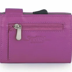 SecWal 1 Kreditkartenetui Geldbörse RFID Leder 9 cm