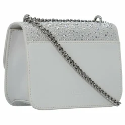 Hot Seidenfelt Anga Square Schultertasche 17 cm silver-diamonds