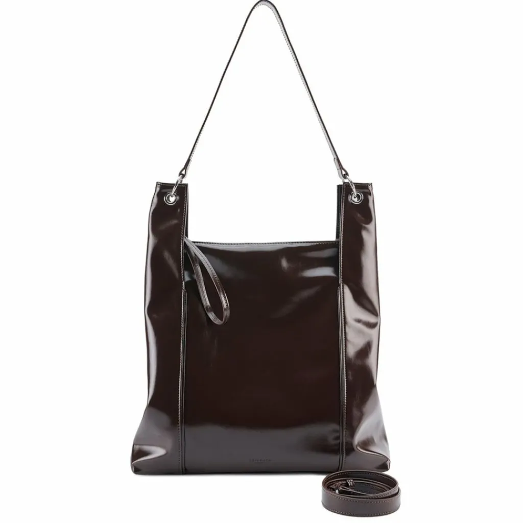 Discount Seidenfelt Delary Schultertasche 43 cm dark chocolate