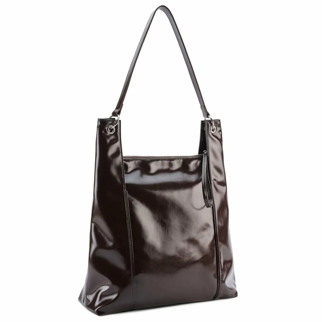 Discount Seidenfelt Delary Schultertasche 43 cm dark chocolate