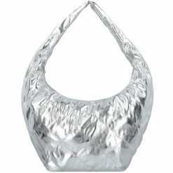 Seidenfelt Evenes Schultertasche 57 cm silver