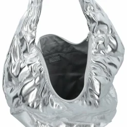 Seidenfelt Evenes Schultertasche 57 cm silver