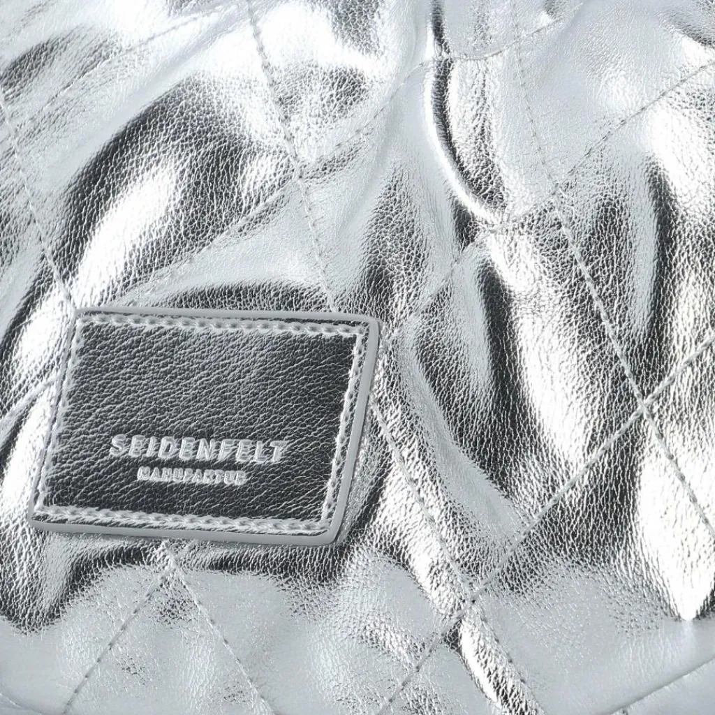 Seidenfelt Umhängetaschen<Evenes Umhängetasche 36 cm silver