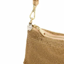 Sale Seidenfelt Hallila Schultertasche 26 cm gold