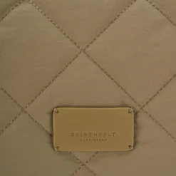 Sale Seidenfelt Hetta Handtasche 30 cm Greige Khaki