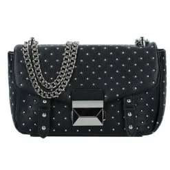 Seidenfelt Schultertaschen<Jomala Schultertasche 24 cm black with tiny rivets
