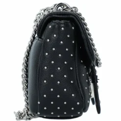 Seidenfelt Schultertaschen<Jomala Schultertasche 24 cm black with tiny rivets