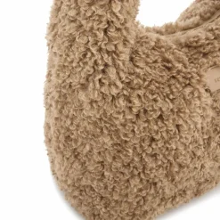 Seidenfelt Schultertaschen|Henkeltaschen<Letje Schultertasche 47 cm toffee