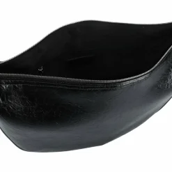 Seidenfelt Schultertaschen|Henkeltaschen<Liinaja Schultertasche 36 cm glossy black