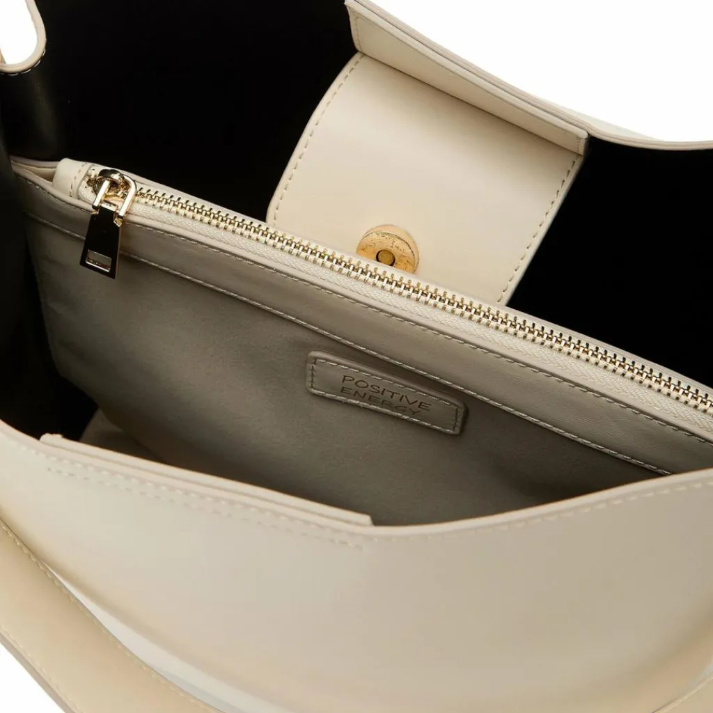 New Seidenfelt Lilla Ro Schultertasche 29 cm cream