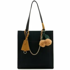 Seidenfelt Henkeltaschen|Schultertaschen<Lyby Schultertasche 31 cm black