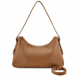 Seidenfelt Nelma Schultertasche 38 cm toffee