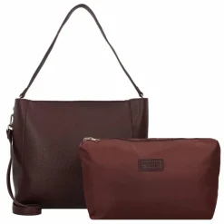 Seidenfelt Schultertaschen<Persby Schultertasche 40 cm very dark red-gold