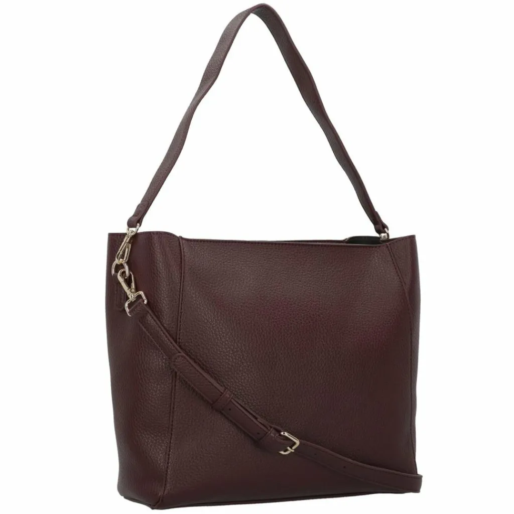 Seidenfelt Schultertaschen<Persby Schultertasche 40 cm very dark red-gold