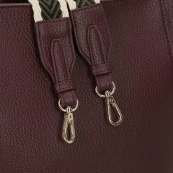 Seidenfelt Schultertaschen<Persby Schultertasche 40 cm very dark red-gold