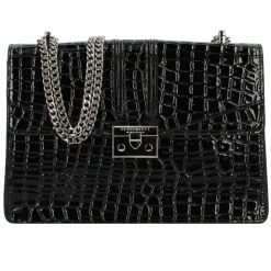 Seidenfelt Umhängetaschen<Roros Big Umhängetasche 25 cm croco print black
