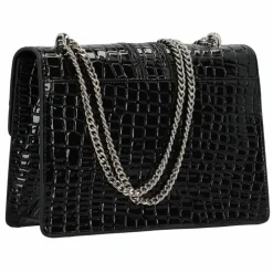 Seidenfelt Umhängetaschen<Roros Big Umhängetasche 25 cm croco print black