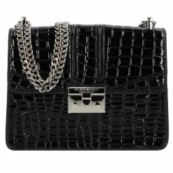 Seidenfelt Umhängetaschen<Roros Umhängetasche 21 cm croco print black