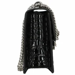 Seidenfelt Umhängetaschen<Roros Umhängetasche 21 cm croco print black