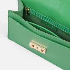 Discount Seidenfelt Roros Umhängetasche 21 cm electricgreen-gold