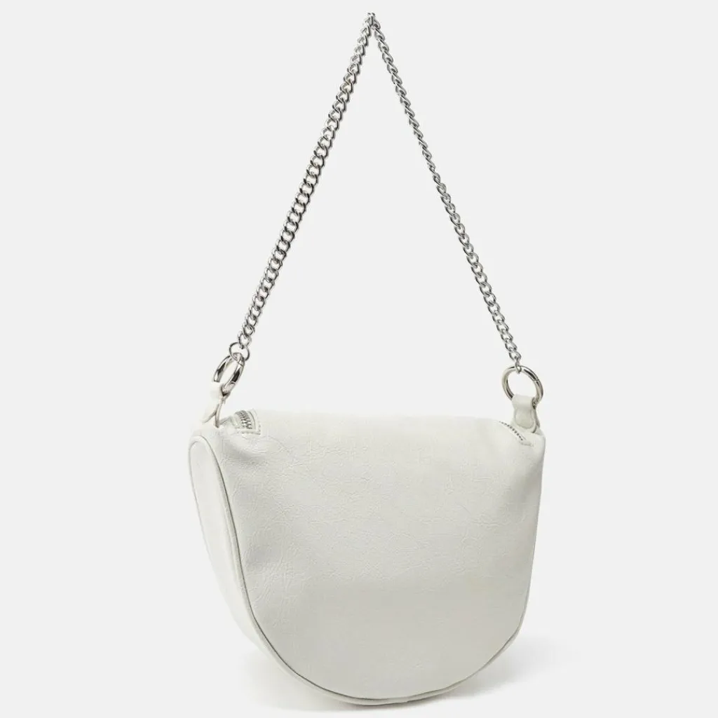 Seidenfelt Skien Schultertasche 28 cm glossy white