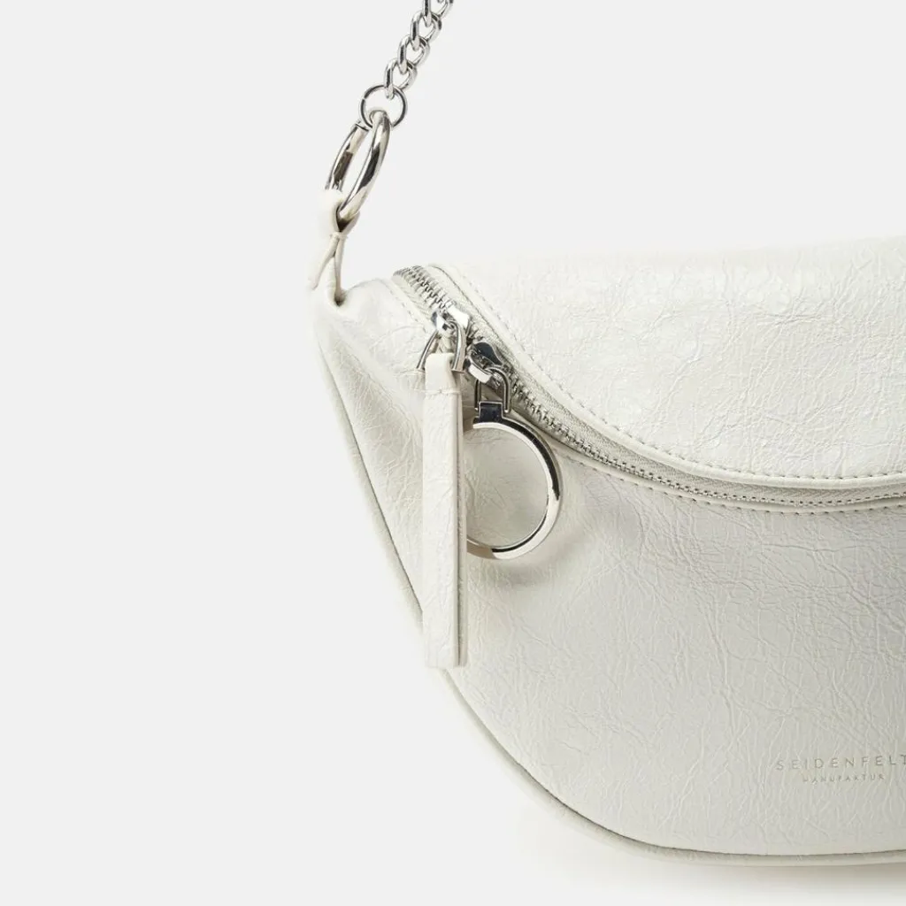 Seidenfelt Skien Schultertasche 28 cm glossy white