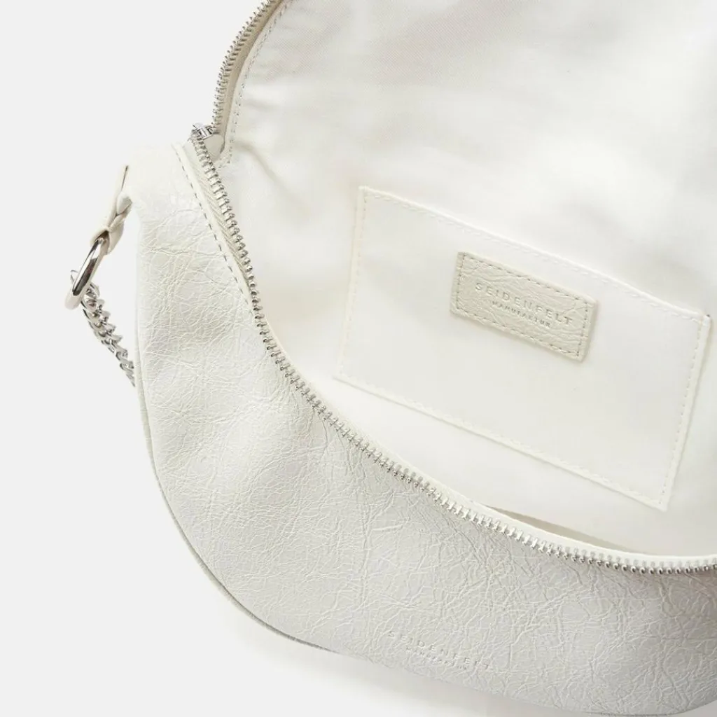 Seidenfelt Skien Schultertasche 28 cm glossy white