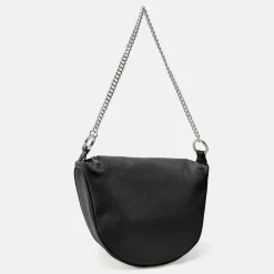 Seidenfelt Henkeltaschen|Schultertaschen<Skien Schultertasche 28 cm glossy black