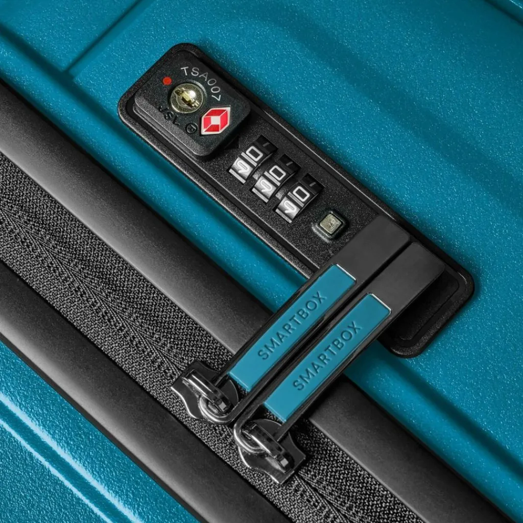 Smartbox Edition 02 4 Rollen Kofferset 3-teilig ocean blue metallic