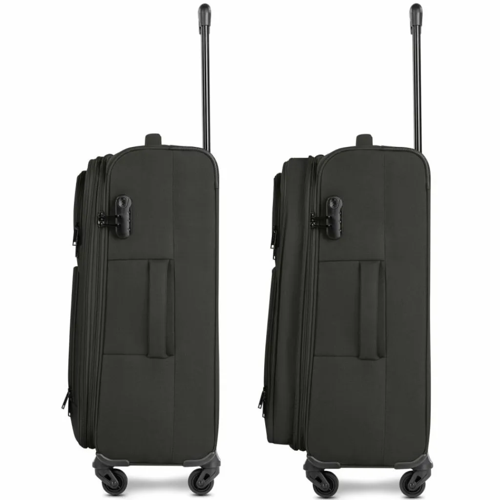 Discount Smartbox Edition 04 4 Rollen Trolley 67 cm mit Dehnfalte black