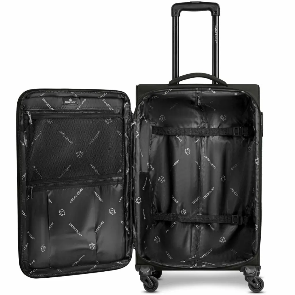Discount Smartbox Edition 04 4 Rollen Trolley 67 cm mit Dehnfalte black