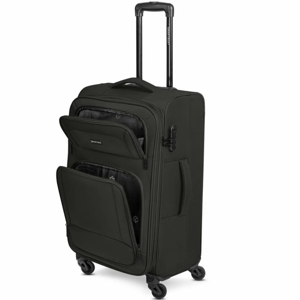 Discount Smartbox Edition 04 4 Rollen Trolley 67 cm mit Dehnfalte black