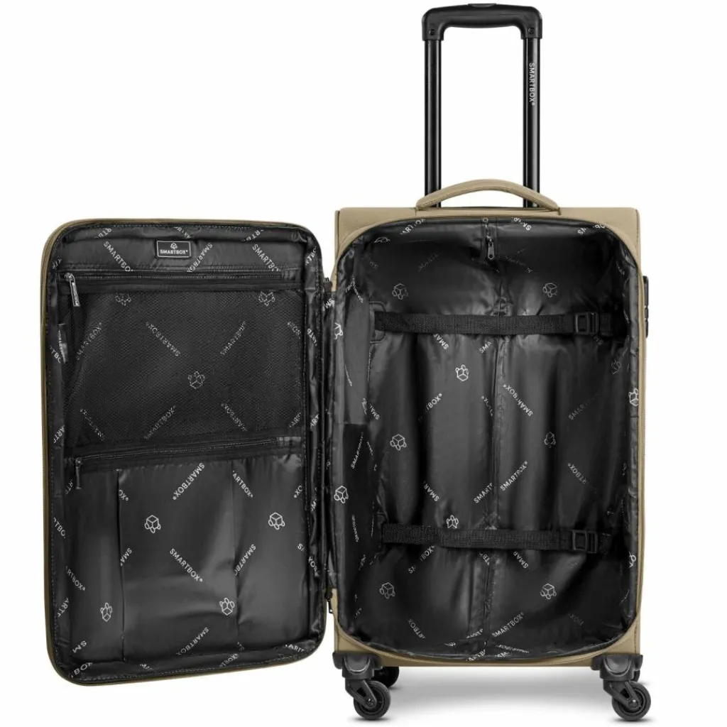 Best Smartbox Edition 04 4 Rollen Trolley 67 cm mit Dehnfalte beige