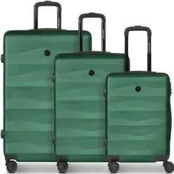 Online Smartbox Edition 03 4 Rollen Kofferset 3-teilig dark-green