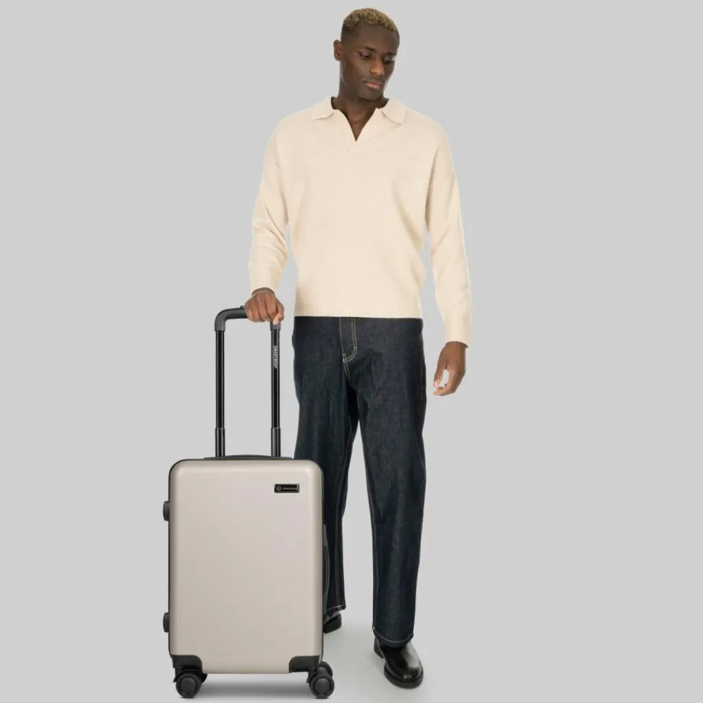 Smartbox Hartgepäck Kabinengepäck|4-Rollen Kabinentrolleys<Edition 05 4 Rollen Kabinentrolley 55 cm greige