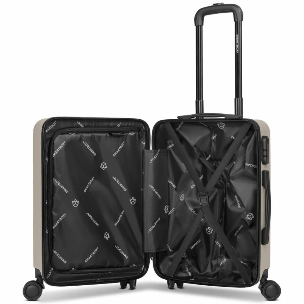 Smartbox Hartgepäck Kabinengepäck|4-Rollen Kabinentrolleys<Edition 05 4 Rollen Kabinentrolley 55 cm greige