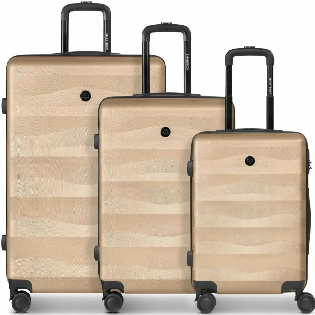 Best Smartbox Edition 03 4 Rollen Kofferset 3-teilig warm-beige