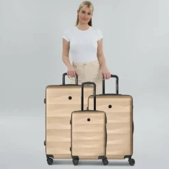 Best Smartbox Edition 03 4 Rollen Kofferset 3-teilig warm-beige