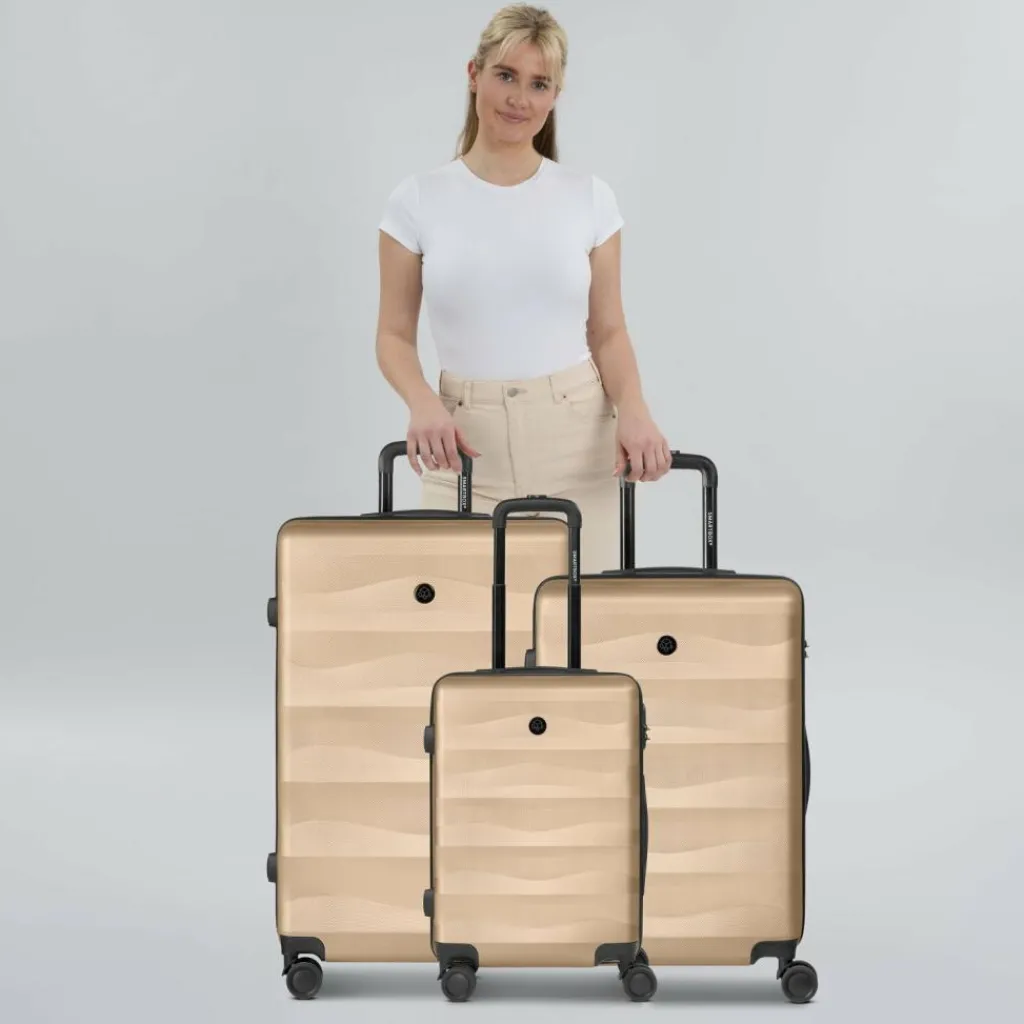 Best Smartbox Edition 03 4 Rollen Kofferset 3-teilig warm-beige