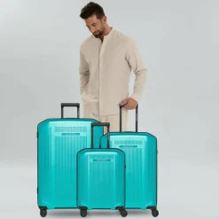 Smartbox Koffersets Als Hartgepäck|Koffersets 3-Teilig<Edition 02 4 Rollen Kofferset 3-teilig teal metallic