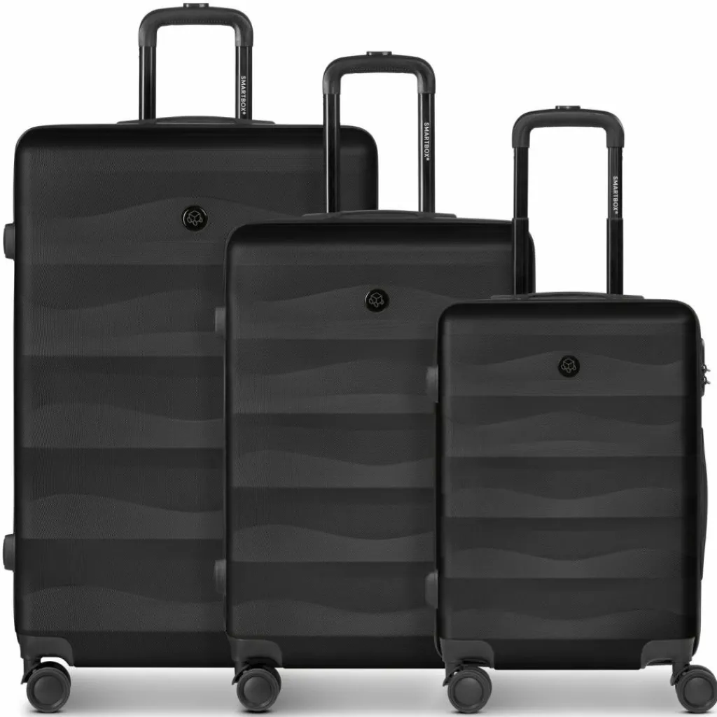 Clearance Smartbox Edition 03 4 Rollen Kofferset 3-teilig black
