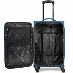 Smartbox Weichgepäck|4-Rollen Koffer<Edition 04 4 Rollen Trolley 67 cm mit Dehnfalte slate-blue