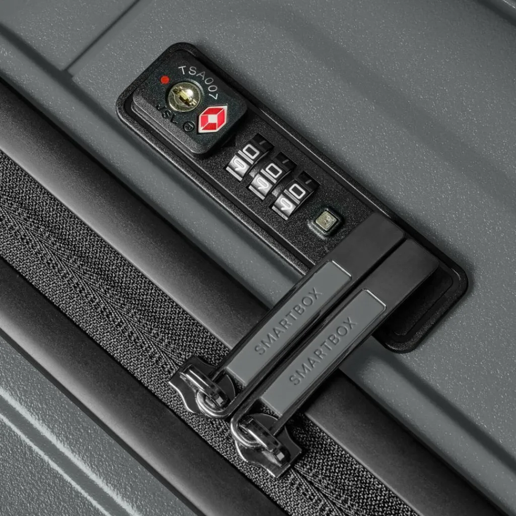 New Smartbox Edition 02 4 Rollen Kofferset 3-teilig gunmetal metallic