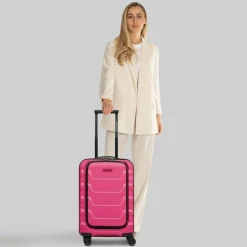 Smartbox Hartgepäck Kabinengepäck|Hartgepäck<Edition 01 4 Rollen Kabinentrolley 55 cm Laptopfach pink
