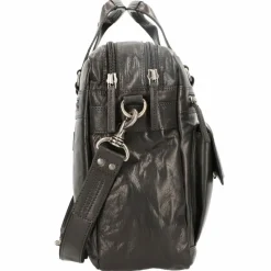 Spikes & Sparrow Laptoptaschen|Aktentaschen<Aktentasche Leder 41 cm Laptopfach black